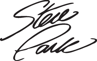 Steve Park Signature decal